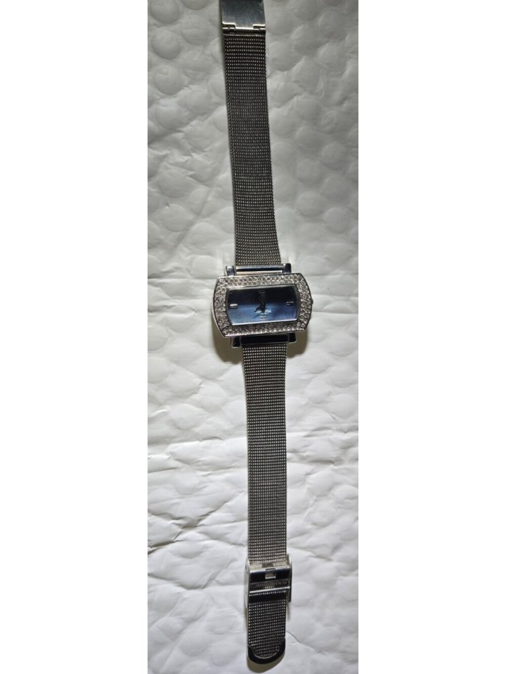 Victoria Wieck B1896 Blue MOP Dial Crystal Bezel Women's Watch 33 x 20mm - Picture 2 of 7